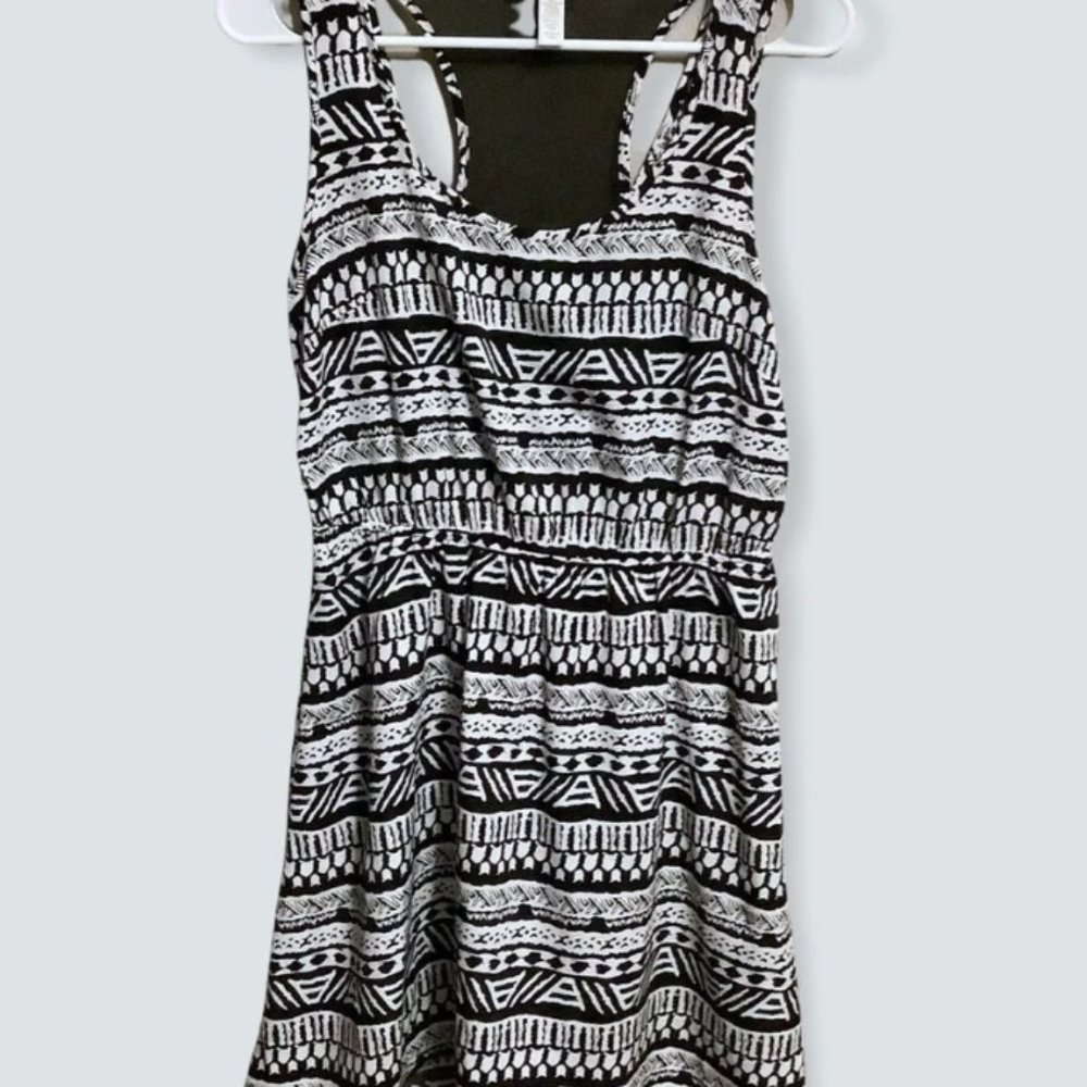 PPAREL Black & White Dress